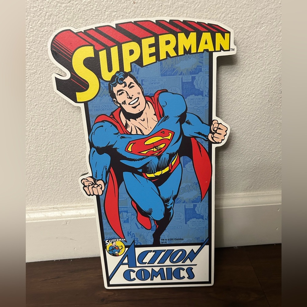 Superman Action Comics Wall Art
